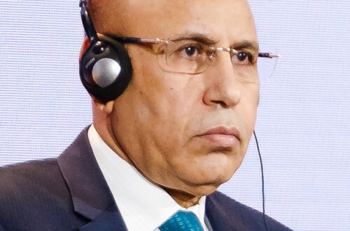 Le président de la République Mohamed Ould Cheikh El Ghazouani