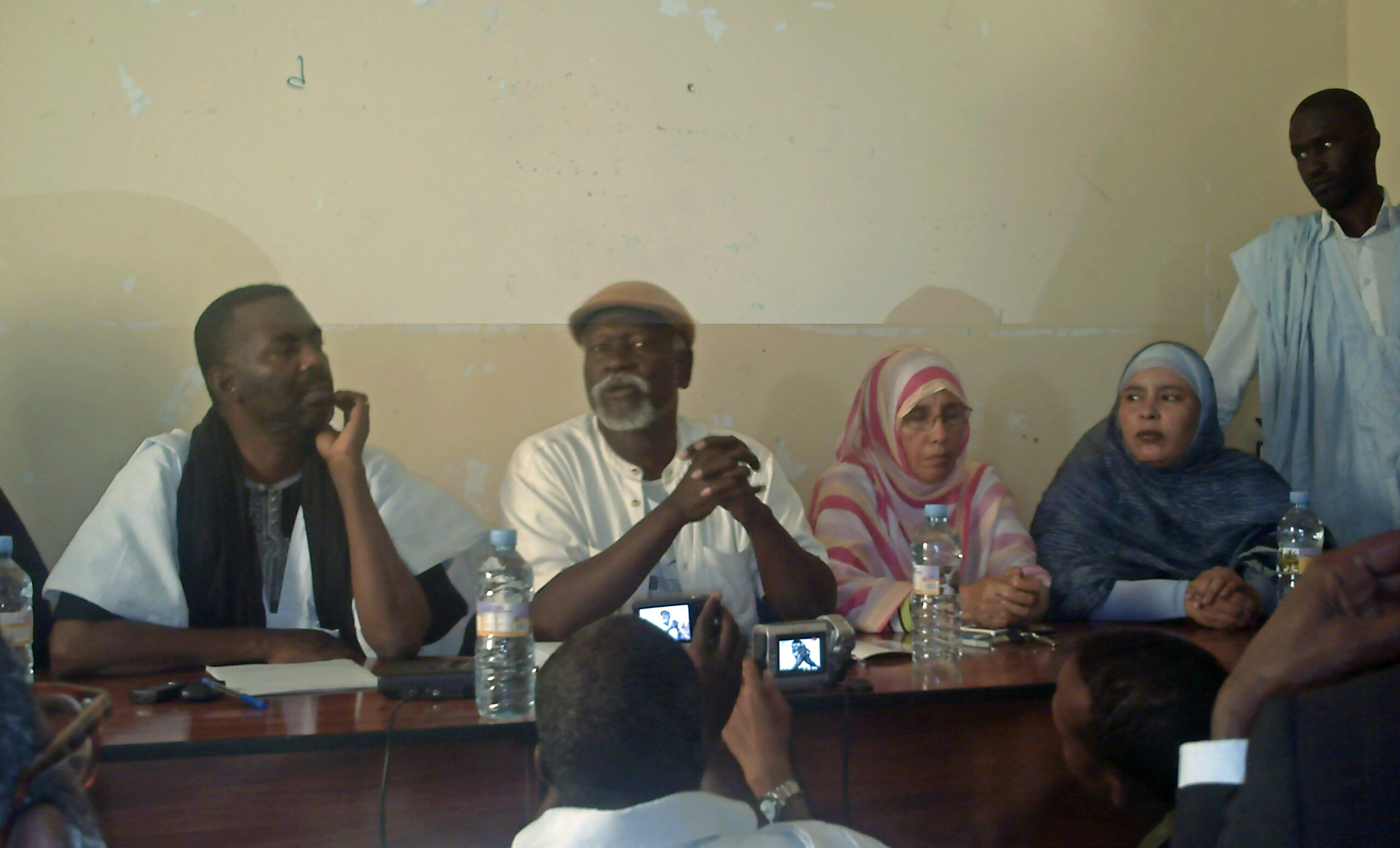 Militants mauritaniens lors d'une manifestation politique