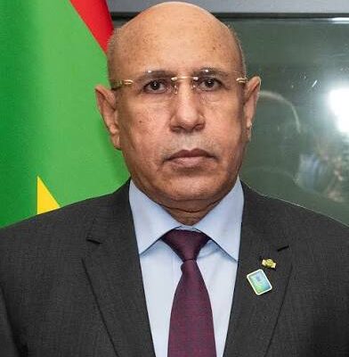 Photo officielle du président mauritanien Mohamed Ould Cheikh El Ghazouani