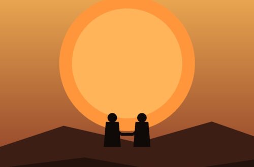 Illustration générée : accord et échange de prisonniers dans le Sahel