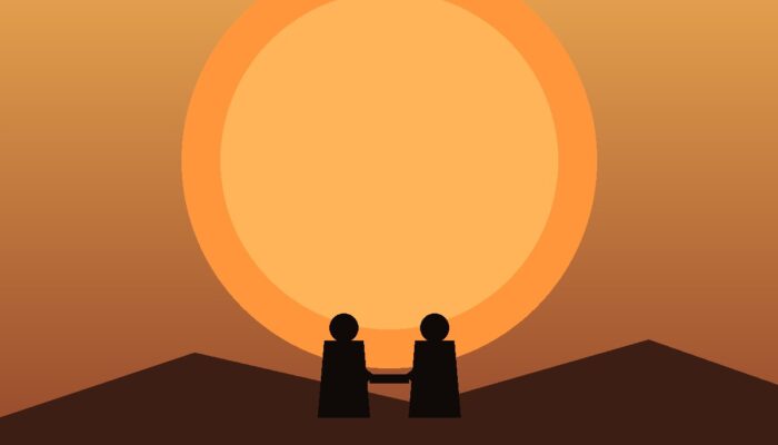 Illustration générée : accord et échange de prisonniers dans le Sahel