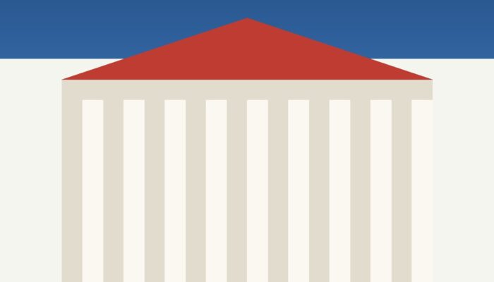 Illustration de l'Assemblee nationale du Senegal aux couleurs du drapeau